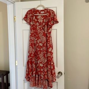 Urban Outfitters Floral Wrap Dress - Never Worn
